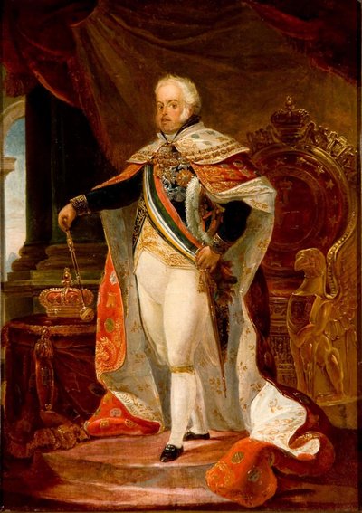 Ritratto di Giovanni VI del Portogallo da Jean Baptiste Debret